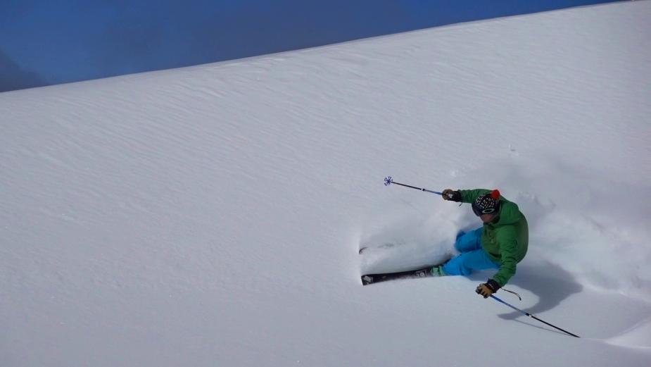 What's fresh? This pow is! Kevin Gabriel avoiding the news at Mt. Bachelor.