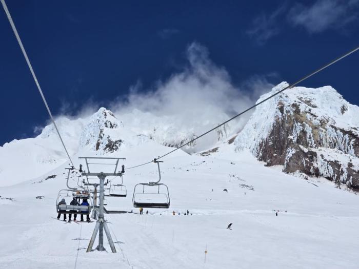 The Palmer chairlift accesses the goods to east and west