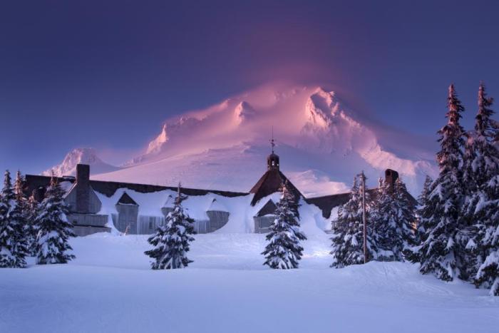 Staying at Timberline Lodge offers views you don't get from Govy